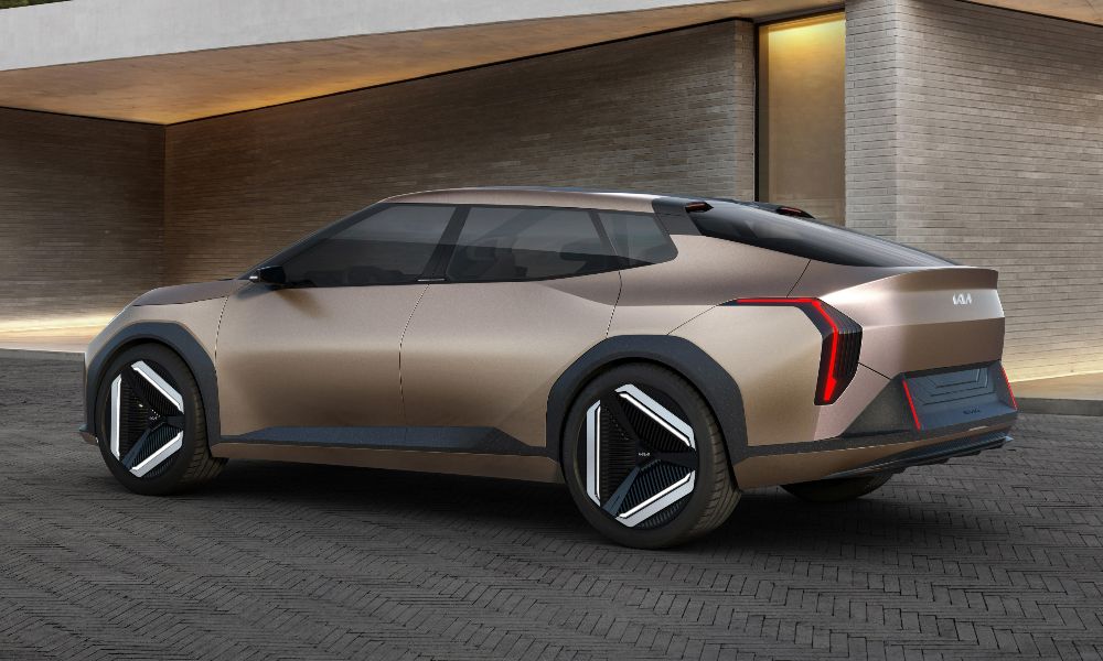Electric Sedan Car Kia EV4