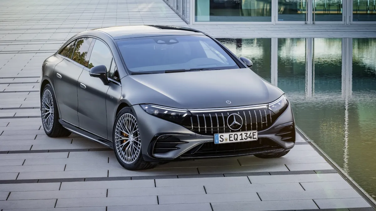Electric Sedan Car Mercedes AMG