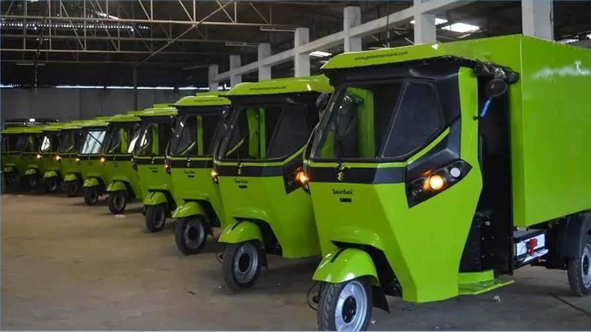 Electric three-wheeler