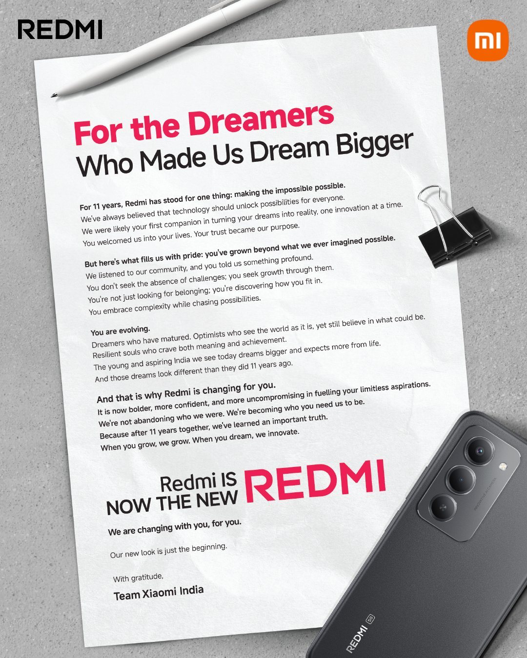 Redmi Brand Transformation Redmi Brand Transformation