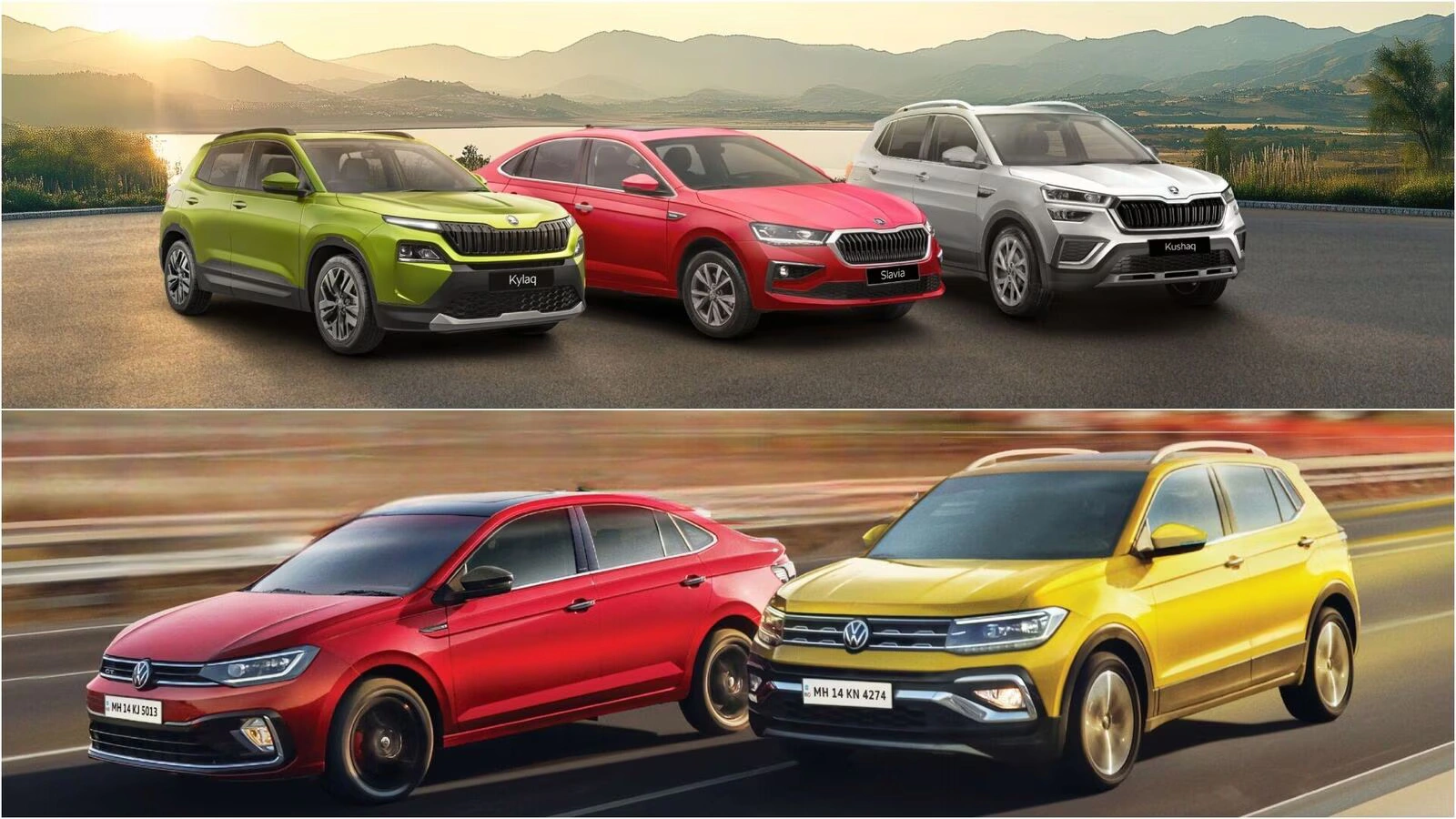 Skoda Kylaq Volkswagen Virtus